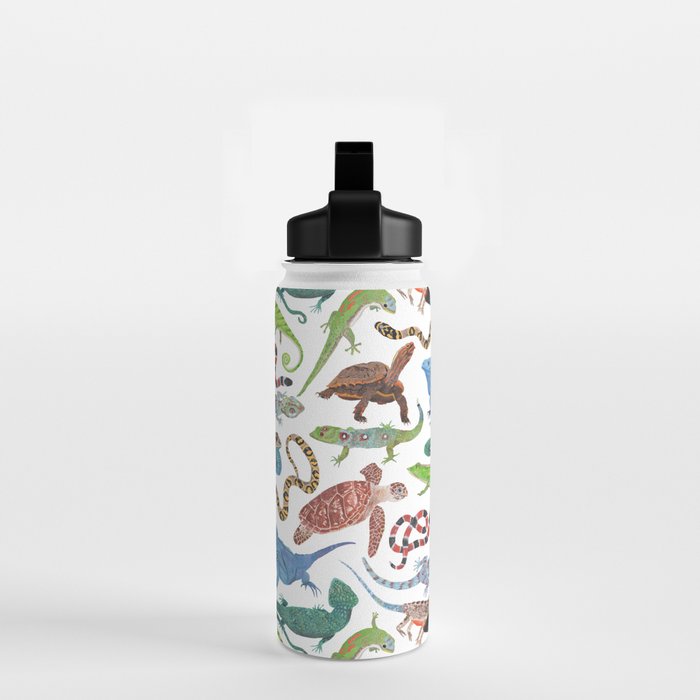 Endangered Reptiles Around the World Water Bottle Gallery Image 2