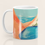 Serene River Flowing Through Majestic Mountains Coffee Mug Gallery Image 3