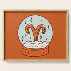 Aries Snow Globe Serving Tray Gallery Image 1