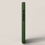 Solid Dark Forest Green Simple Solid Color All Over Print iPhone Case Gallery Image 2