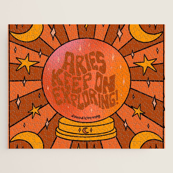 Aries Crystal Ball Jigsaw Puzzle Gallery Image 1