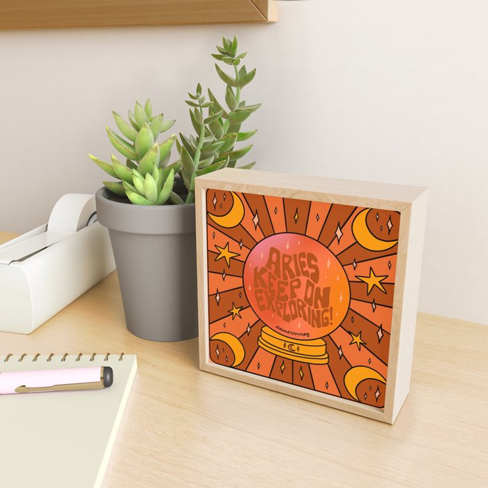 Aries Crystal Ball Mini Art Print Gallery Image 2