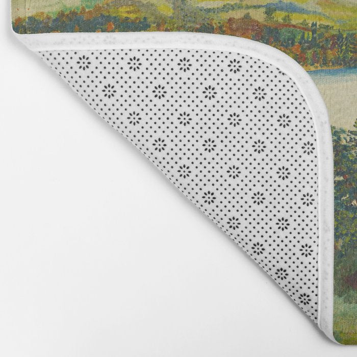 Anna Mary Robertson 'Grandma' Moses Upper Cambridge Valley American Folk Art Bath Mat Gallery Image 2