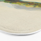 Anna Mary Robertson 'Grandma' Moses Upper Cambridge Valley American Folk Art Bath Mat Gallery Image 3