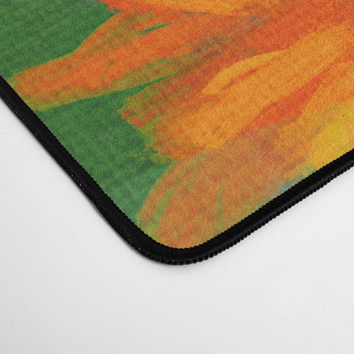 floral spring abstract painting Desk Mat Gallery Image 4