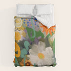 floral spring abstract painting Duvet Cover Gallery Image 6