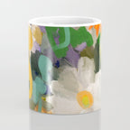 floral spring abstract painting Coffee Mug Gallery Image 4