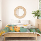 floral spring abstract painting Duvet Cover Gallery Image 3