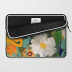 floral spring abstract painting Laptop Sleeve Gallery Image 2