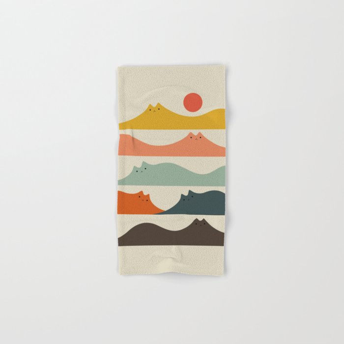 Cat Landscape 141 Bath Towel Gallery Image 1