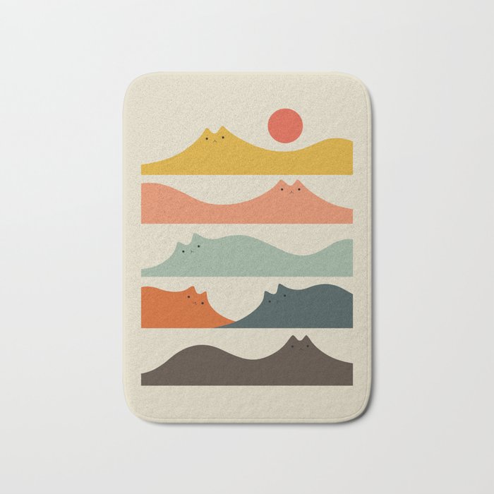 Cat Landscape 141 Bath Mat Gallery Image 1