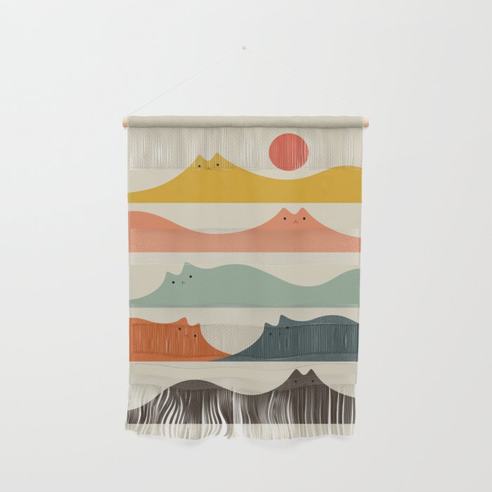 Cat Landscape 141 Wall Hanging Gallery Image 1