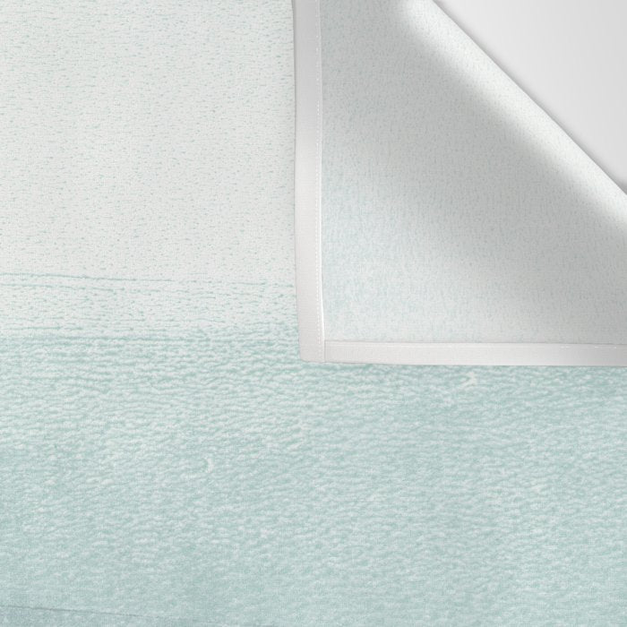 Aqua Blue Horizon Minimalist Abstract Seascape Wall Tapestry Gallery Image 3