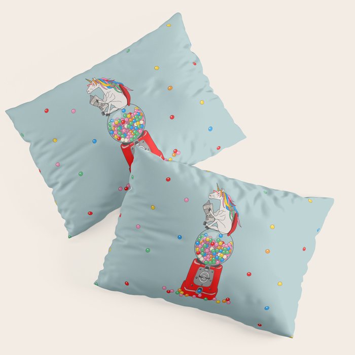 Unicorn Gumball Poop Pillow Sham Gallery Image 3