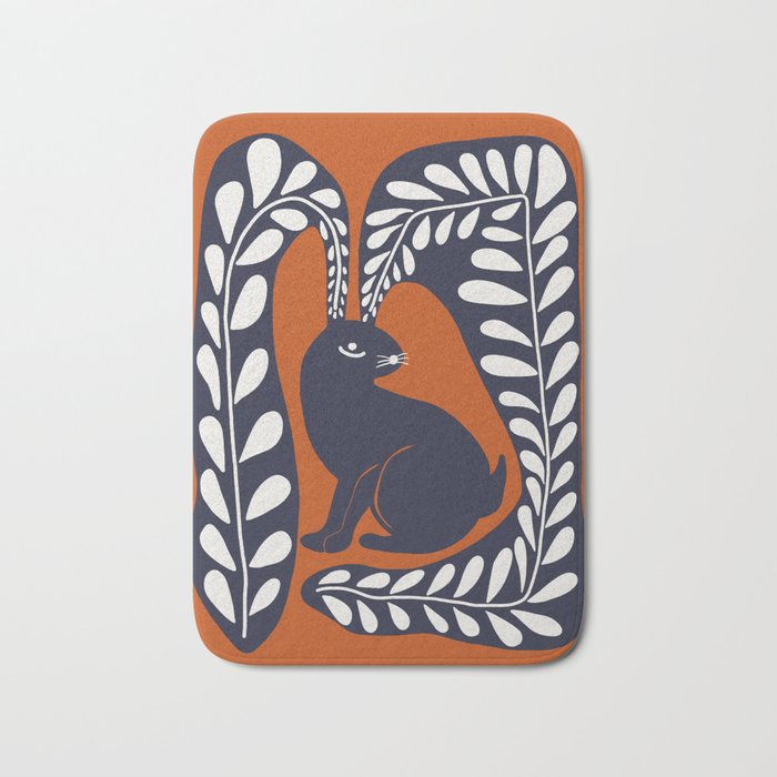 Bunny on the hill  Bath Mat Gallery Image 1