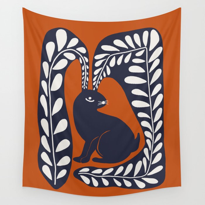 Bunny on the hill  Wall Tapestry Gallery Image 4