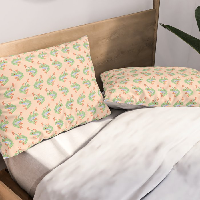 Tree Frog Pillow Sham Gallery Image 2