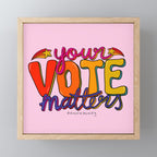 Your Vote Matters Mini Art Print Gallery Image 1