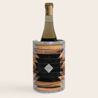 Urban Tribal Pattern No.6 - Aztec - Concrete and Wood Wine Chiller Gallery Image 1