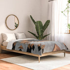 Urban Tribal Pattern No.6 - Aztec - Concrete and Wood Comforter Gallery Image 2