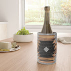 Urban Tribal Pattern No.6 - Aztec - Concrete and Wood Wine Chiller Gallery Image 4