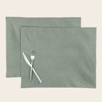 solid woven - sage Placemat Gallery Image 1