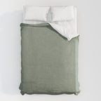 solid woven - sage Duvet Cover Gallery Image 6