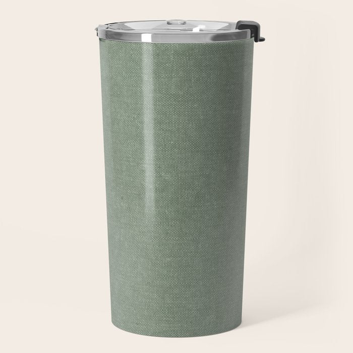 solid woven - sage Travel Mug Gallery Image 2