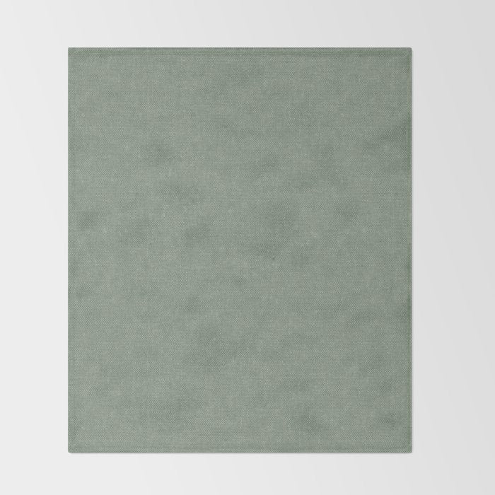 solid woven - sage Throw Blanket Gallery Image 2