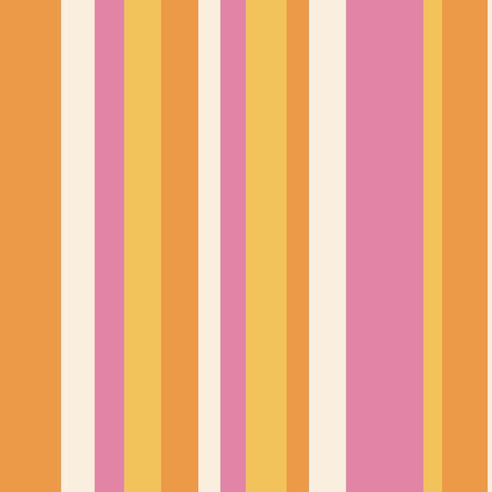 Classic Stripes XXV - Pink Orange Yellow Coffee Mug Gallery Image 2