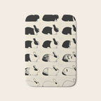 Studies of heredity in rabbits- William E.Castle - 1919 Cute Bunny Pattern Bath Mat Gallery Image 1