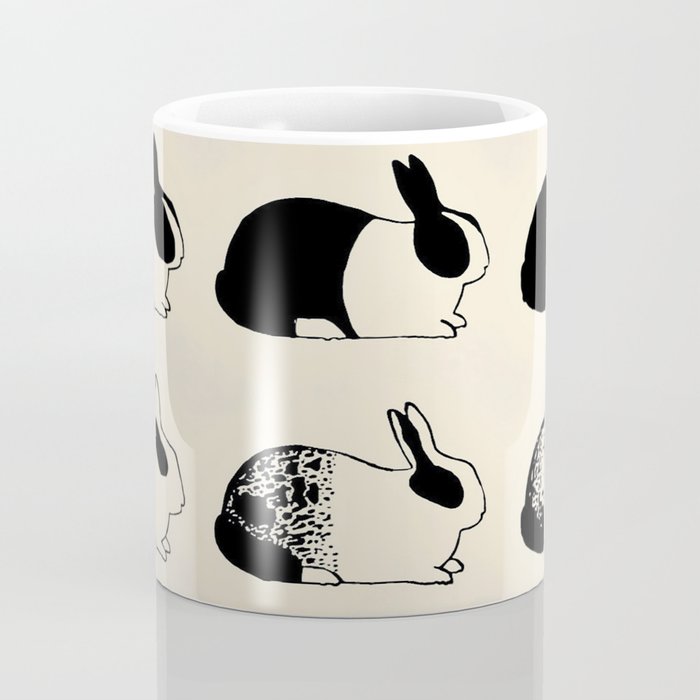 Studies of heredity in rabbits- William E.Castle - 1919 Cute Bunny Pattern Coffee Mug Gallery Image 4