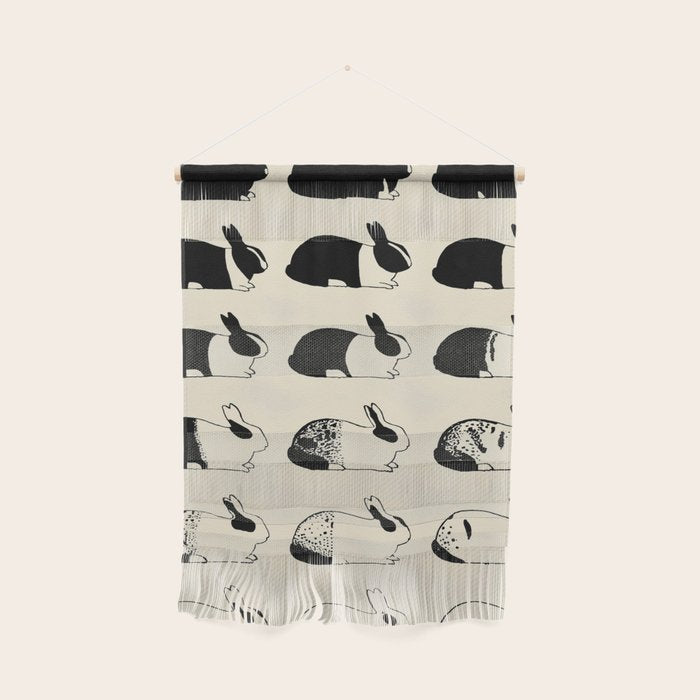 Studies of heredity in rabbits- William E.Castle - 1919 Cute Bunny Pattern Wall Hanging Gallery Image 1