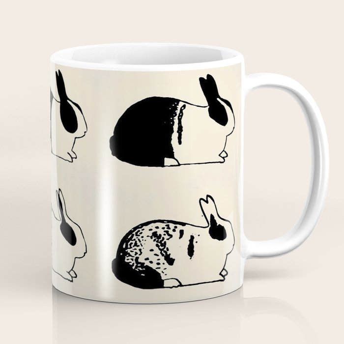 Studies of heredity in rabbits- William E.Castle - 1919 Cute Bunny Pattern Coffee Mug Gallery Image 1