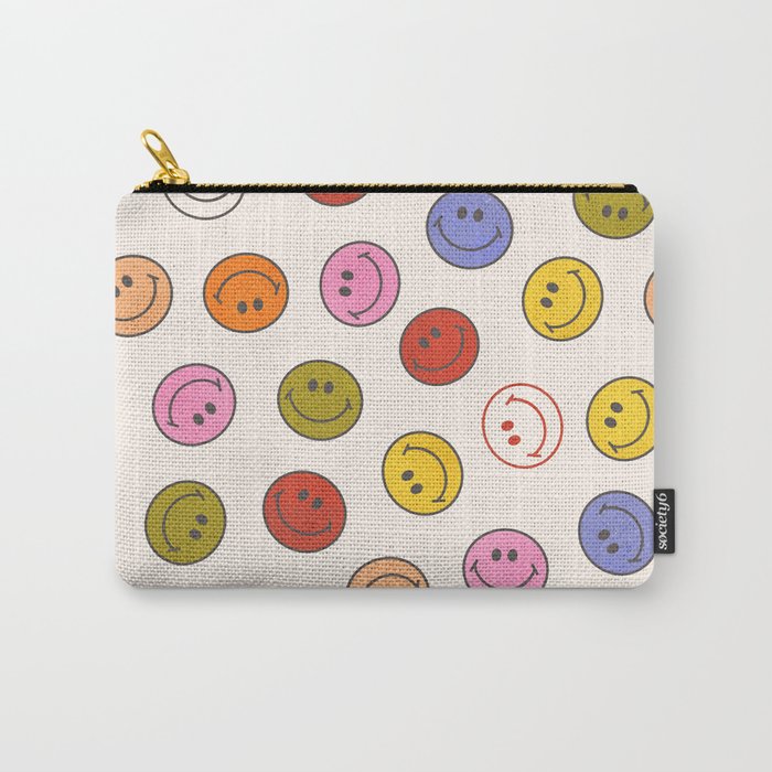 Many Happy Smileys Carry All Pouch Gallery Image 1
