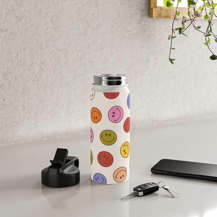Many Happy Smileys Water Bottle Gallery Image 4