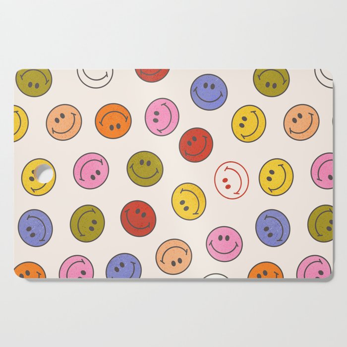 Many Happy Smileys Cutting Board Gallery Image 1