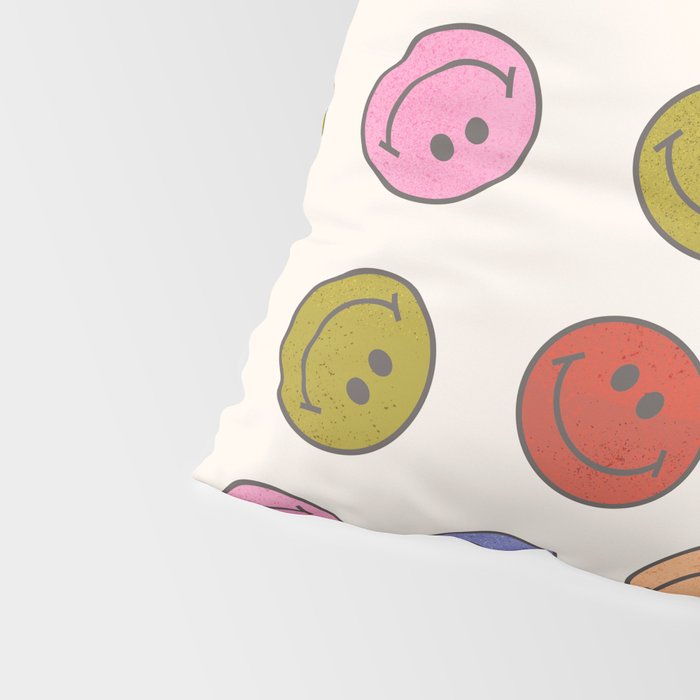 Many Happy Smileys Pillow Sham Gallery Image 4