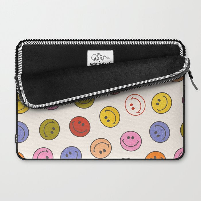 Many Happy Smileys Laptop Sleeve Gallery Image 2
