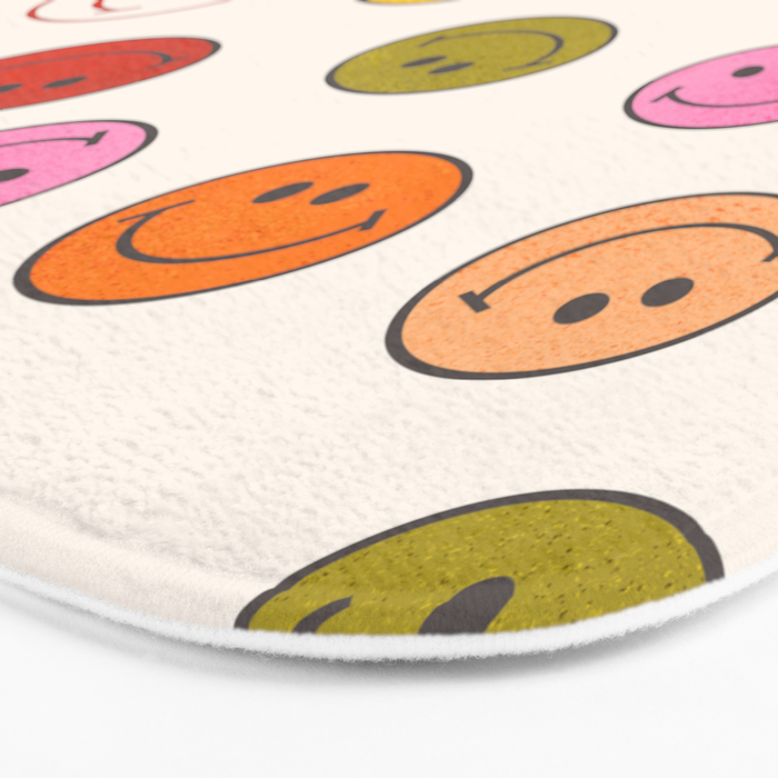 Many Happy Smileys Bath Mat Gallery Image 3