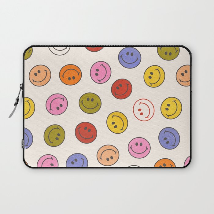 Many Happy Smileys Laptop Sleeve