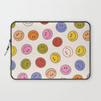 Many Happy Smileys Laptop Sleeve Gallery Image 1