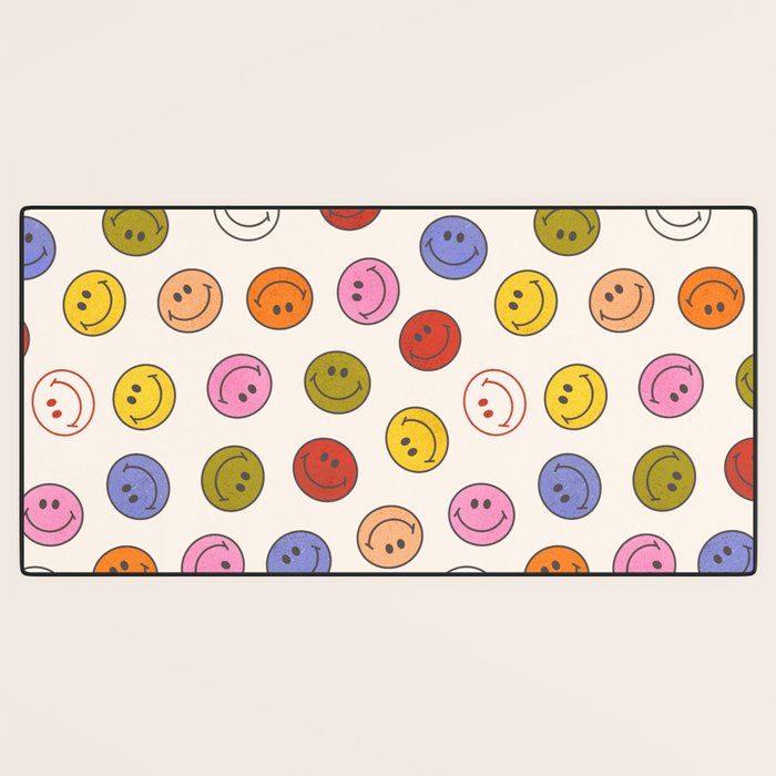 Many Happy Smileys Desk Mat Gallery Image 3