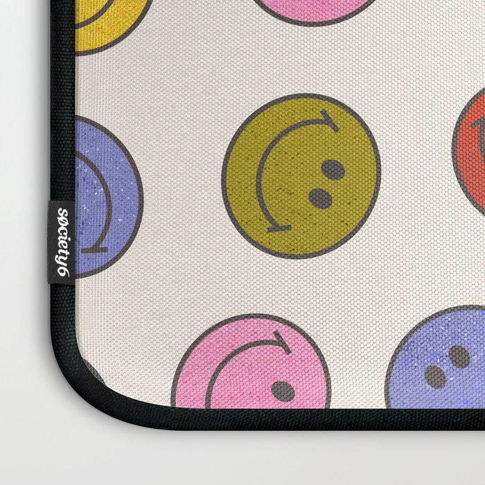 Many Happy Smileys Laptop Sleeve Gallery Image 3