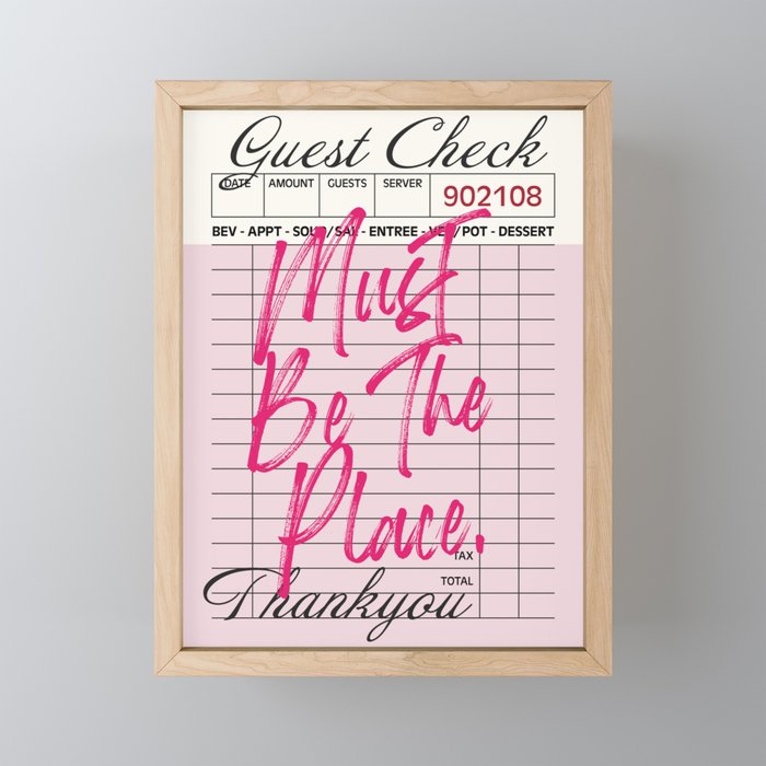 Must be the place. Mini Art Print Gallery Image 1
