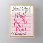 Must be the place. Mini Art Print Gallery Image 1