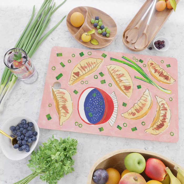 Gyoza Dumplings Cutting Board Gallery Image 2