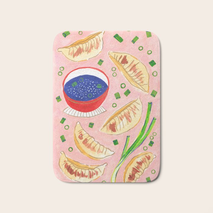 Gyoza Dumplings Bath Mat Gallery Image 1