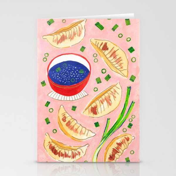 Gyoza Dumplings Stationery Card Gallery Image 1