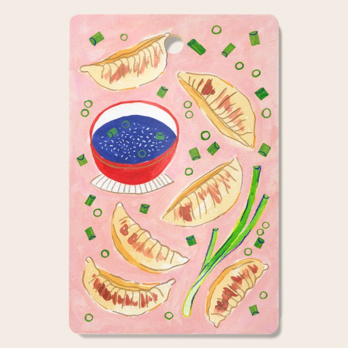 Gyoza Dumplings Cutting Board Gallery Image 1